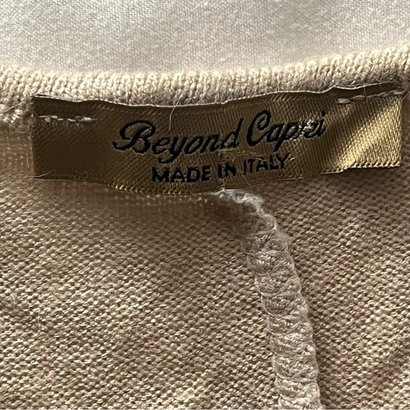 Beyond Capri Italian Lagenlook Tunic Top Boho Buckle Front OS - Picture 5 of 9